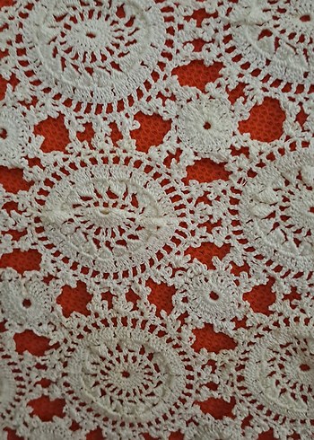 dantel El Yapımı Bohem Dantel Masa Örtüsü net fiyat - Görsel 6