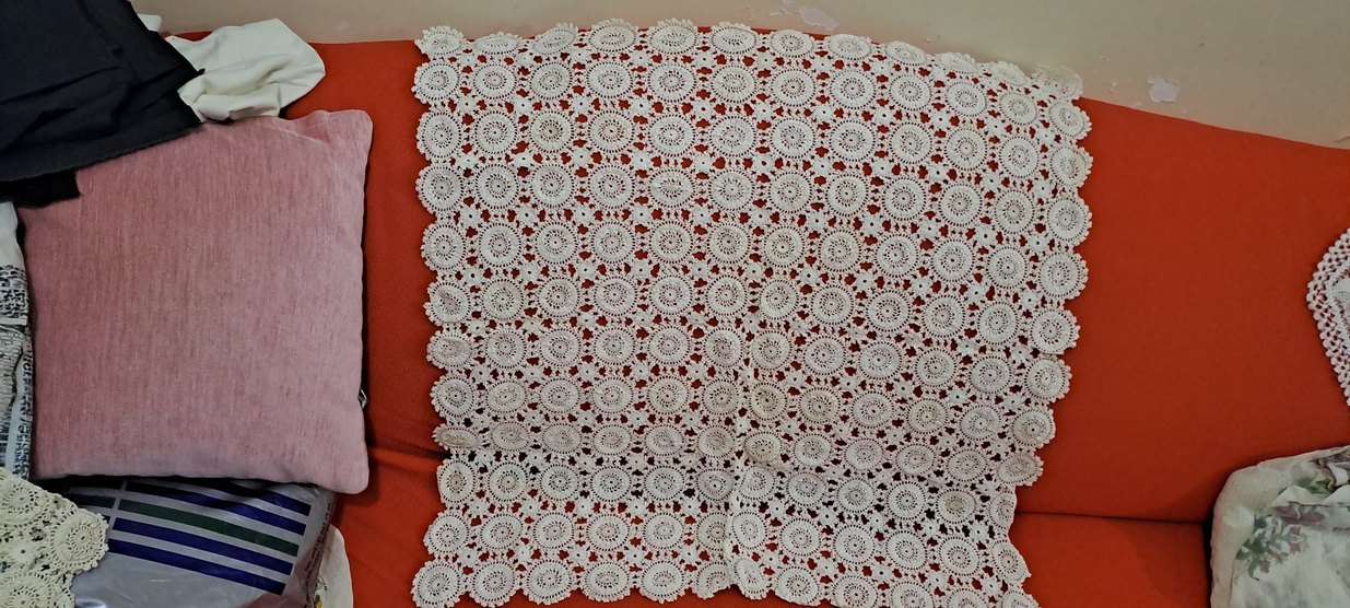 dantel El Yapımı Bohem Dantel Masa Örtüsü net fiyat - Görsel 5