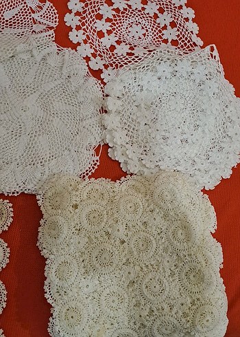 dantel bohem Örgü Beyaz El İşi Dantel net fiyat - Görsel 10