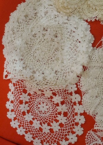 dantel bohem Örgü Beyaz El İşi Dantel net fiyat - Görsel 4