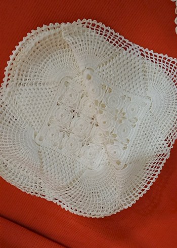dantel bohem Örgü Beyaz El İşi Dantel net fiyat - Görsel 6
