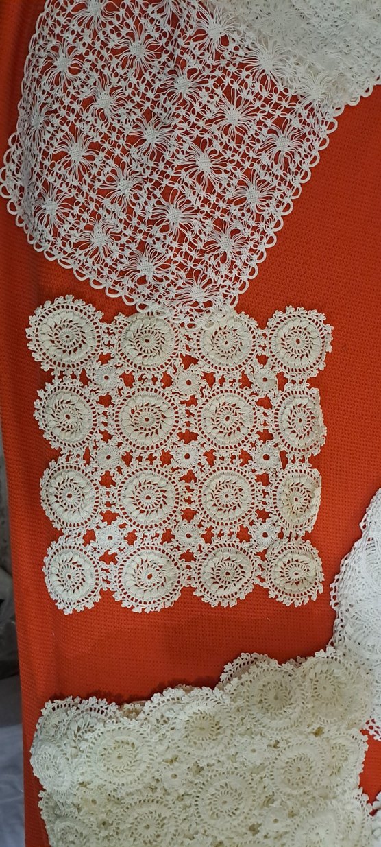 dantel bohem Örgü Beyaz El İşi Dantel net fiyat - Görsel 2
