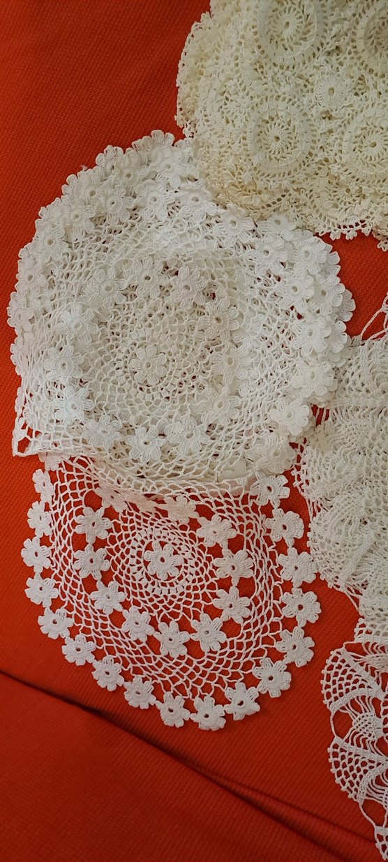 dantel bohem Örgü Beyaz El İşi Dantel net fiyat - Görsel 4