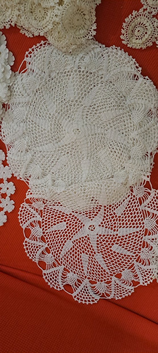 dantel bohem Örgü Beyaz El İşi Dantel net fiyat - Görsel 5