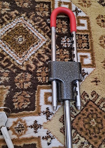 direksiyon kilidi baston kilit tek anahtarli - Görsel 7