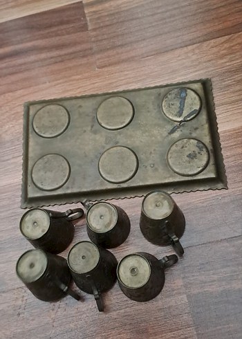 zemzem takimi altın Renkli Geleneksel Demlik ve Bardak 2 set - Görsel 4