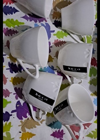 fincan takimi porselen 6'lı Fincan ve Tabak Seti porselen - Görsel 9