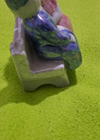 biblo Pastel Renkli Öpüşen Çift Figürin - Görsel 5