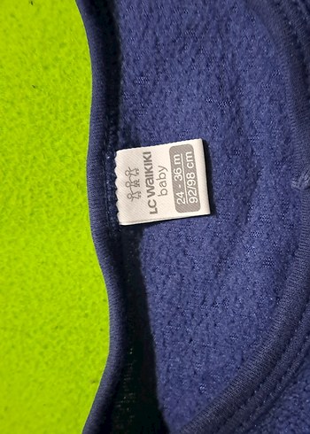 bebek takimi düğmeli Erkek Mavi Polar Sweatshirt komple satilik - Görsel 4