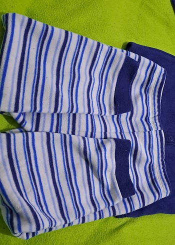 bebek takimi düğmeli Erkek Mavi Polar Sweatshirt komple satilik - Görsel 3