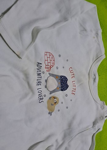 bebek takimi düğmeli Erkek Mavi Polar Sweatshirt komple satilik - Görsel 11