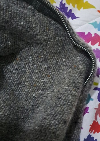 kazak hirka unisex Gri Örgü Kazak - Görsel 11