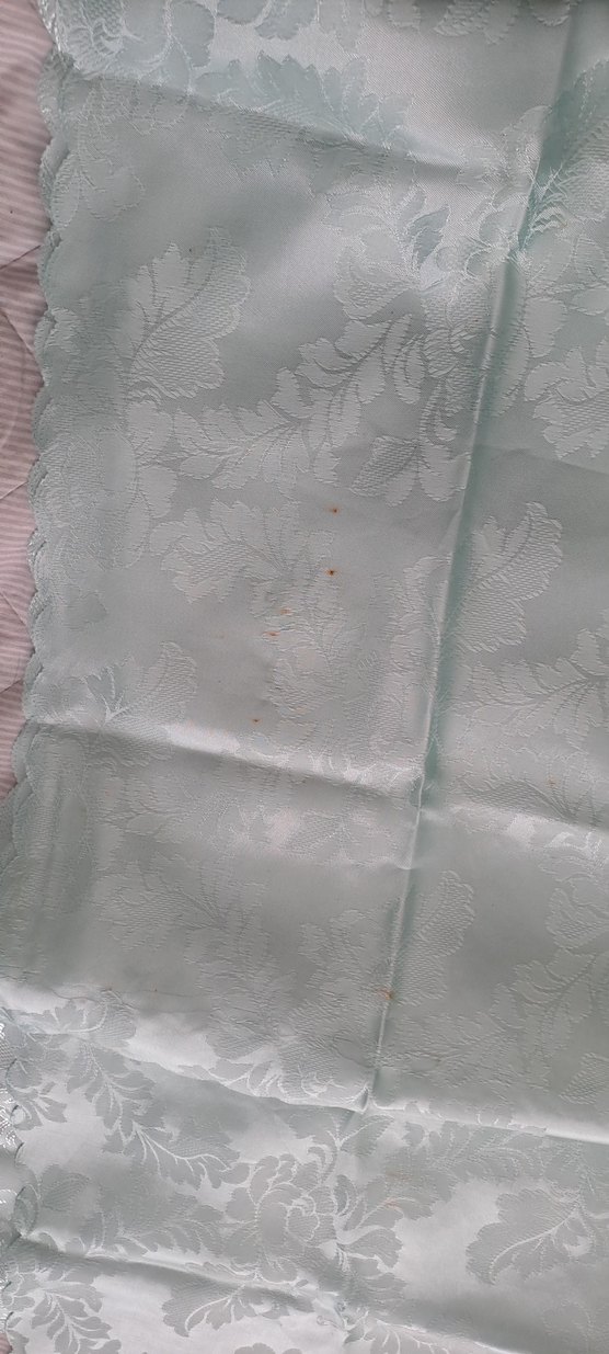 masa ortusu acik mavi parlak renk Desensiz Masa Örtüsü - Görsel 5