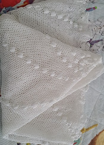 fiskos masa ortusu Bohem Dantel Örgü Masa Örtüsü - Görsel 12