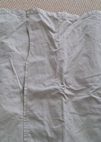 bayan etek düğmeli Bej Hamile Midi Etek - Görsel 7