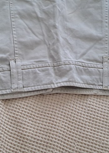 bayan etek düğmeli Bej Hamile Midi Etek - Görsel 6