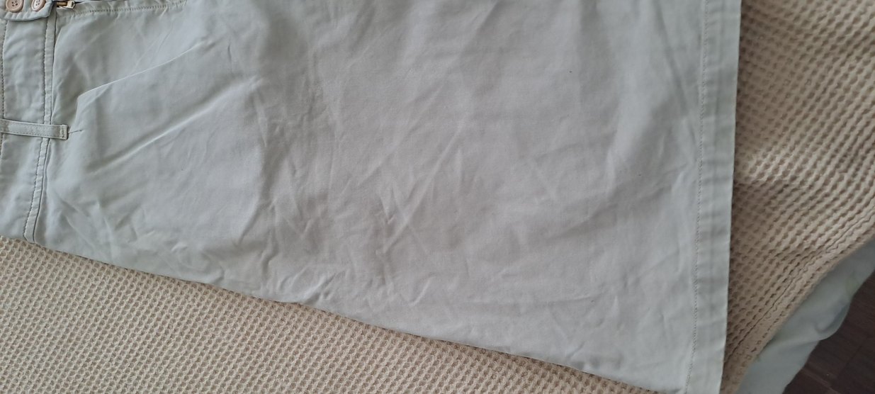 bayan etek düğmeli Bej Hamile Midi Etek - Görsel 3