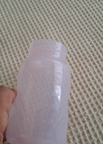 biberon Pembe Bebek Biberonu, Yumuşak Tutma Saplı - Görsel 7