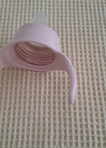 biberon Pembe Bebek Biberonu, Yumuşak Tutma Saplı - Görsel 3