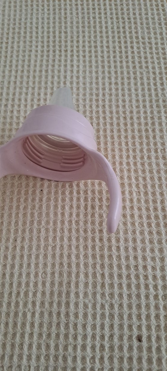 biberon Pembe Bebek Biberonu, Yumuşak Tutma Saplı - Görsel 3