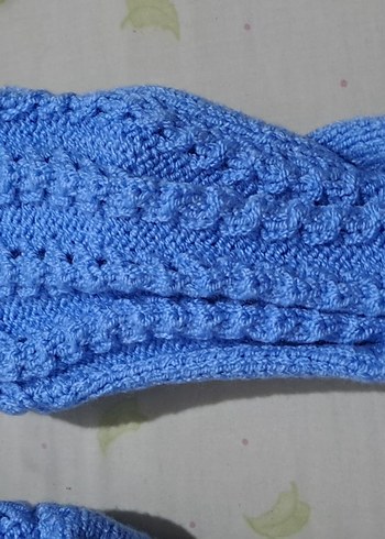 çetik Mavi Erkek Çorapları Örgü Detaylı - Görsel 10