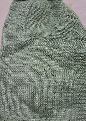 çetik Gri-Yeşil Erkek bayan Çorap - Görsel 5