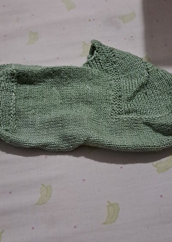 çetik Gri-Yeşil Erkek bayan Çorap - Görsel 3