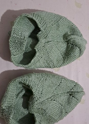 çetik Gri-Yeşil Erkek bayan Çorap - Görsel 7