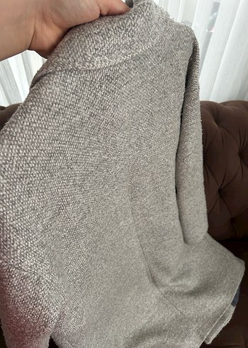 Çift Düğmeli Bej Kaban - Görsel 3