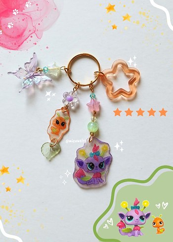Littlest Pet Shop Daisy Fairy Anahtarlık