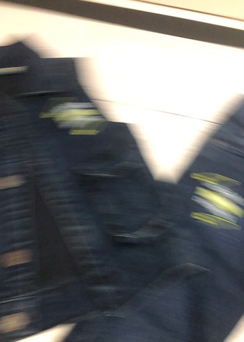 Erkek Çocuk Nakışlı Düğmeli Kot Pantolon - Görsel 2