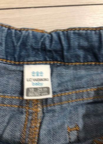 Erkek Çocuk Renkli Mavi Denim Şort - Görsel 2