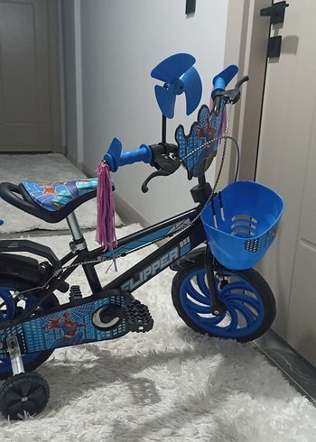 Renkli Mavi Çocuk Üç Tekerlekli Bisiklet - Görsel 2