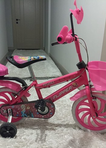 Pembe Prenses Temalı Üç Tekerlekli Bisiklet - Görsel 2
