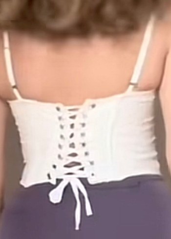 Dantel Detaylı Beyaz Straplez Bustiyer - Görsel 2