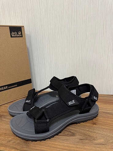44 Beden siyah Renk Jack walfskin sandalet