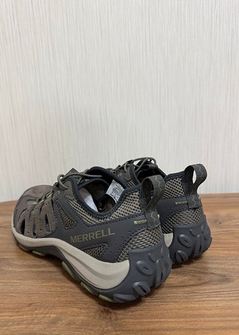 Merrell Erkek Outdoor Gri-Kahverengi Bağcıklı Ayakkabı - Görsel 6