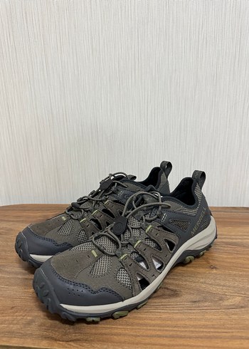 Merrell Erkek Outdoor Gri-Kahverengi Bağcıklı Ayakkabı - Görsel 2