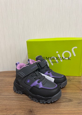 Kız Çocuk Mor Spor Ayakkabı Velcro - Görsel 2