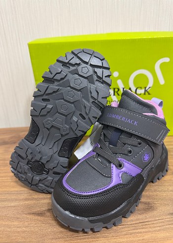 Kız Çocuk Mor Spor Ayakkabı Velcro - Görsel 5