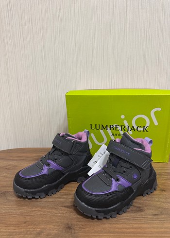 Kız Çocuk Mor Spor Ayakkabı Velcro - Görsel 4