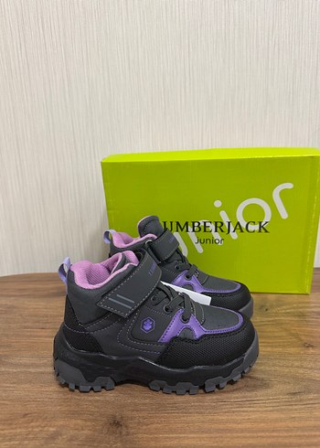 Kız Çocuk Mor Spor Ayakkabı Velcro - Görsel 6