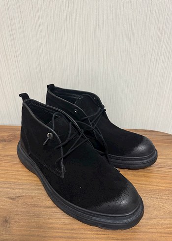 Siyah Süet Erkek hakiki deri - Görsel 5