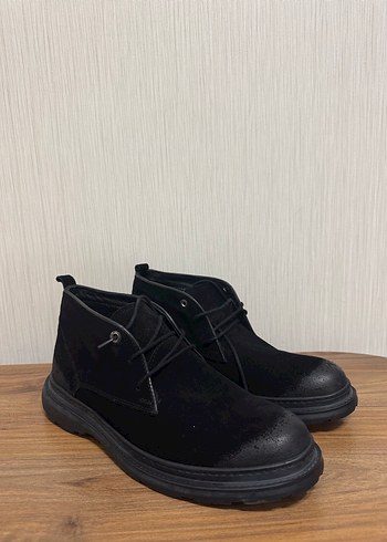 Siyah Süet Erkek hakiki deri - Görsel 4