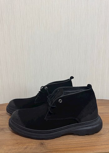 Siyah Süet Erkek hakiki deri - Görsel 2