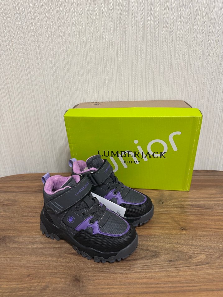 Kız Çocuk Mor Spor Ayakkabı Velcro - Görsel 3