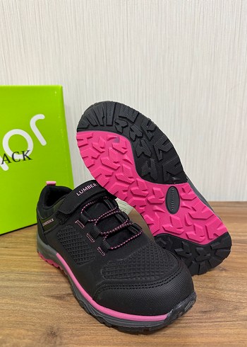 Lumberjack Kız Çocuk Siyah-Pembe Velcro Spor Ayakkabı