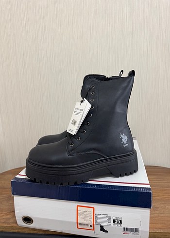 U.S Polo Assn. Siyah Bagcikli Platform Bot