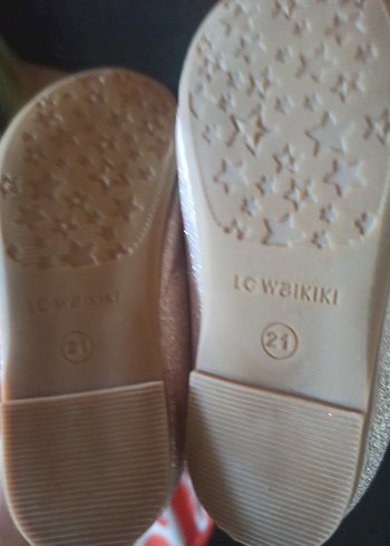 Kız Çocuk Pembe Simli Babet Ayakkabı - Görsel 5