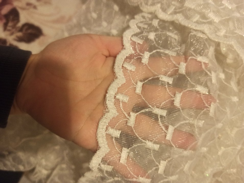 2 adet Nakışlı Bej Bohem Tül Perde özel dikimdir - Görsel 4